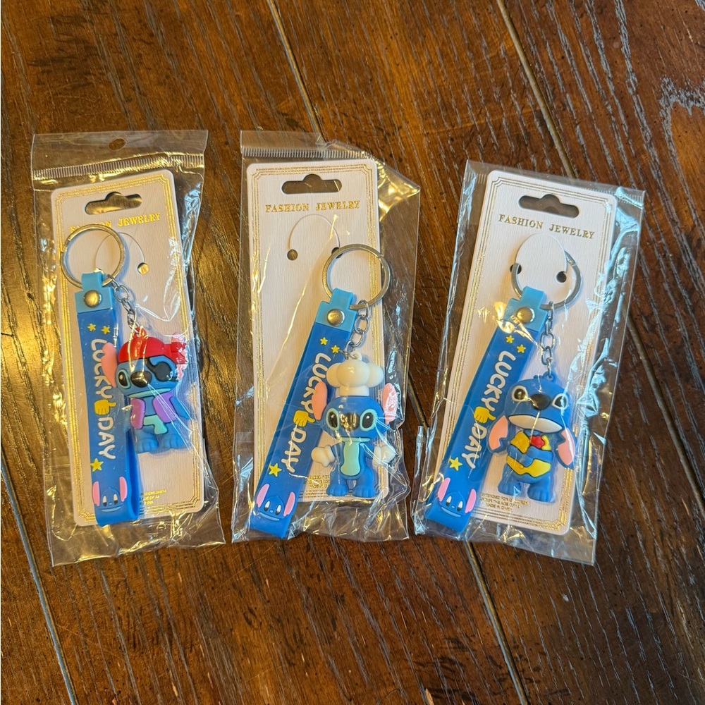 Stitch Keychain (set of 4)